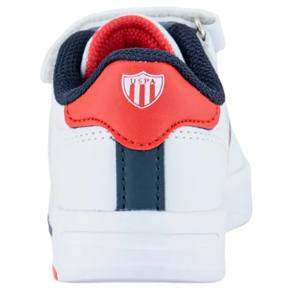 Adidași pentru băieți U.S. Polo Assn. 3W TRAVIS JR 3PR Primăvară - vară/ White photo 5
