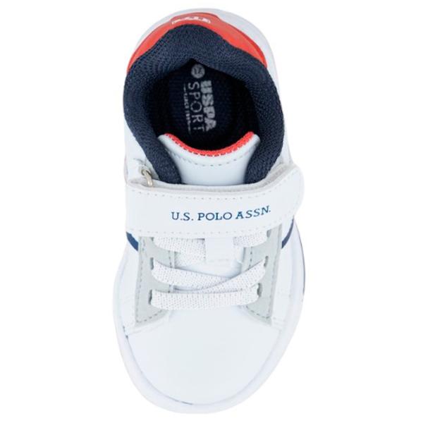 Adidași pentru băieți U.S. Polo Assn. 3W TRAVIS JR 3PR Primăvară - vară/ White photo 6