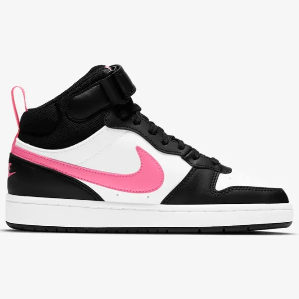 Кеды для девочек Nike Court Borough Mid 2 Gs Черный photo 3