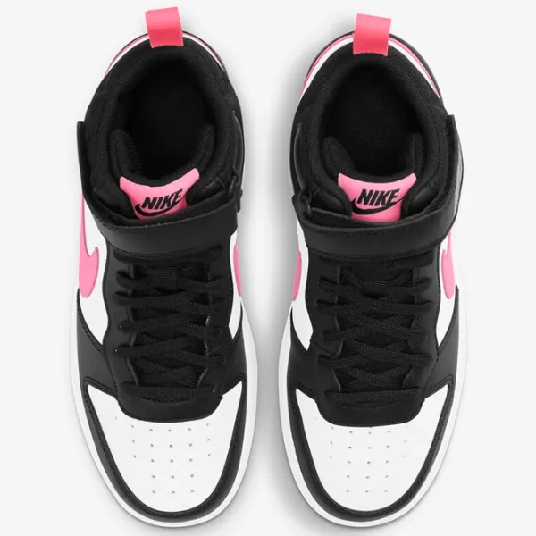 Кеды для девочек Nike Court Borough Mid 2 Gs Черный photo 4