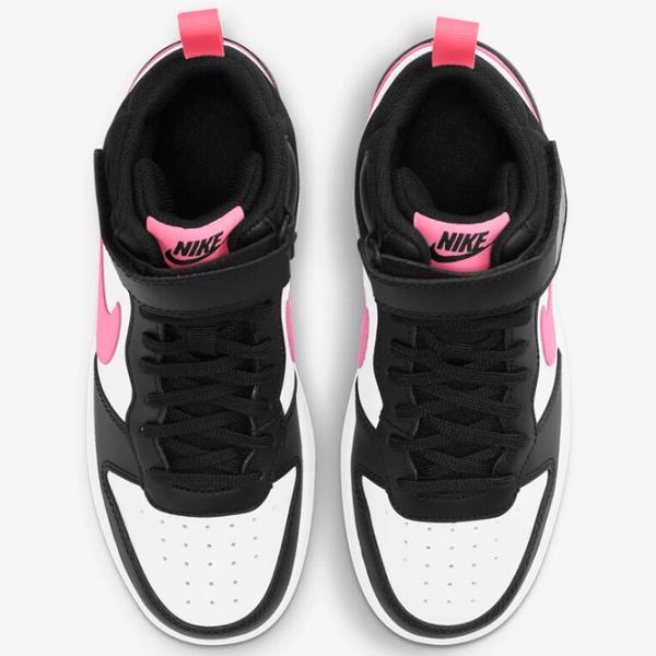 Кеды для девочек Nike Court Borough Mid 2 Gs Черный photo 4