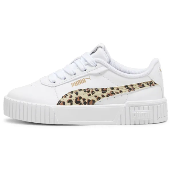 Кеды для девочек Puma Carina 2.0 Animal Update Ps Белый photo 2