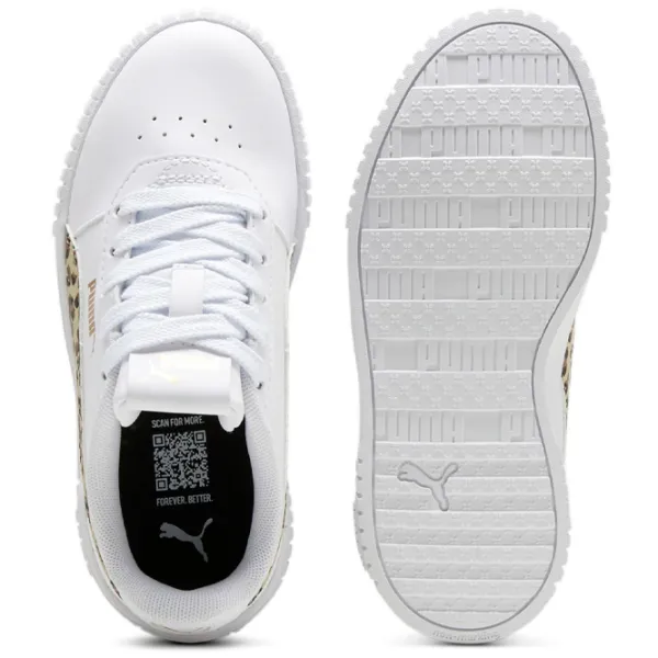 Кеды для девочек Puma Carina 2.0 Animal Update Ps Белый photo 6