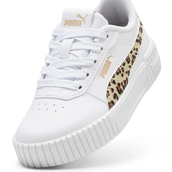 Кеды для девочек Puma Carina 2.0 Animal Update Ps Белый photo 4