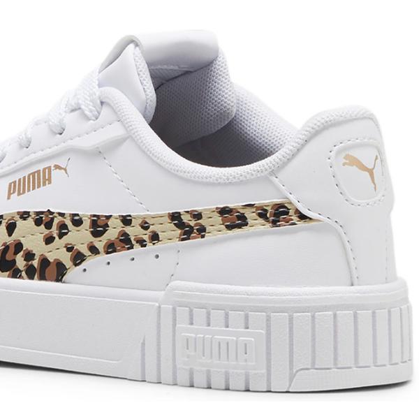 Кеды для девочек Puma Carina 2.0 Animal Update Ps Белый photo 5