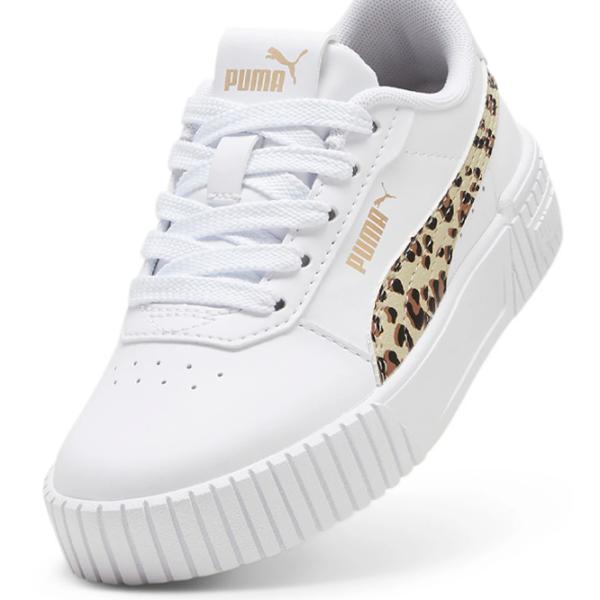 Кеды для девочек Puma Carina 2.0 Animal Update Ps Белый photo 4