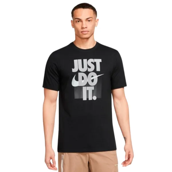 Tricou pentru bărbați Nike M Nsw Tee 12Mo Jdi 100% bumbac/ Black photo 3
