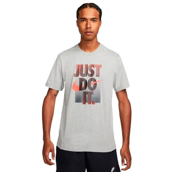 Tricou pentru bărbați Nike M Nsw Tee 12Mo Jdi 100% bumbac/ Gray photo 4
