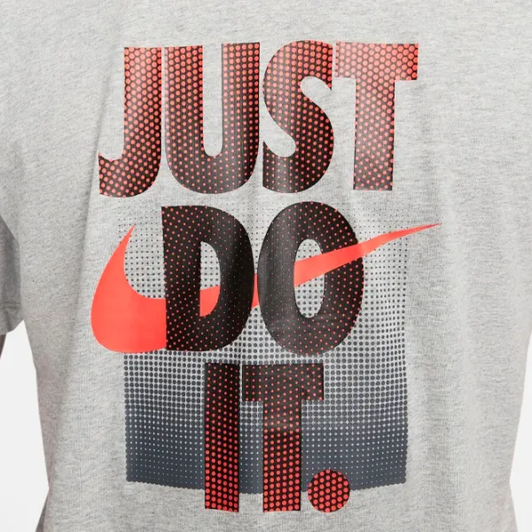 Tricou pentru bărbați Nike M Nsw Tee 12Mo Jdi 100% bumbac/ Gray photo 3