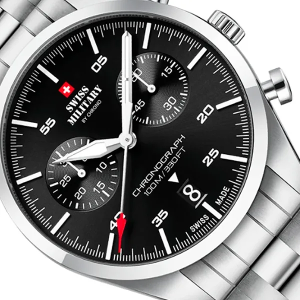 Ceas de mână pentru bărbați Swiss Military SM34090.01 Cuarț/ 43 mm photo 2