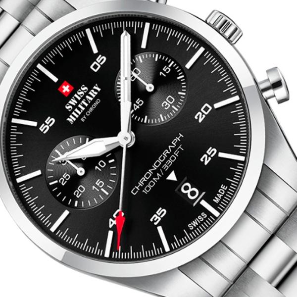 Ceas de mână pentru bărbați Swiss Military SM34090.01 Cuarț/ 43 mm photo 2