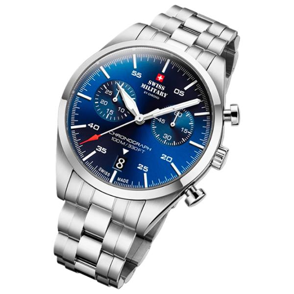 Ceas de mână pentru bărbați Swiss Military SM34090.02 Cuarț/ 43 mm photo 2
