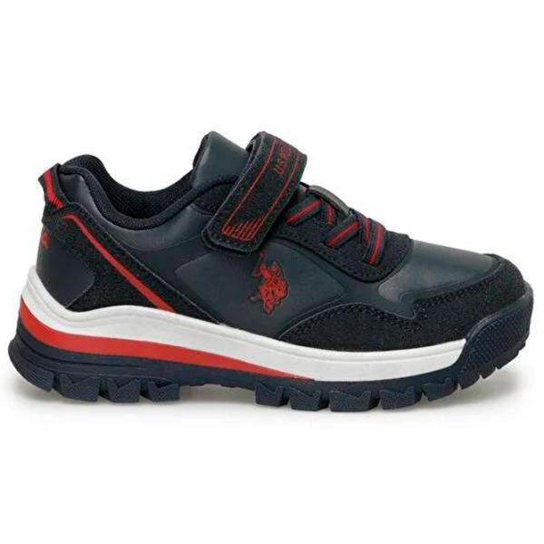 Adidași pentru băieți U.S. Polo Assn. 3W SAGAN JR 3PR Navy photo 2