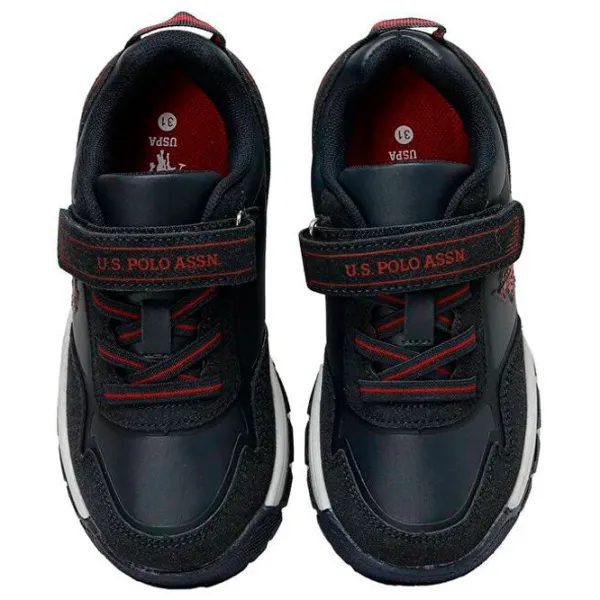 Adidași pentru băieți U.S. Polo Assn. 3W SAGAN JR 3PR Navy photo 5