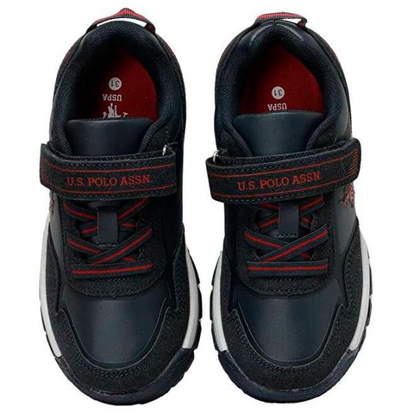 Adidași pentru băieți U.S. Polo Assn. 3W SAGAN JR 3PR Navy photo 5