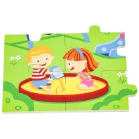 Puzzle VIGA Parcul de distracții 2+/ Numărul de piese: 16 photo 3
