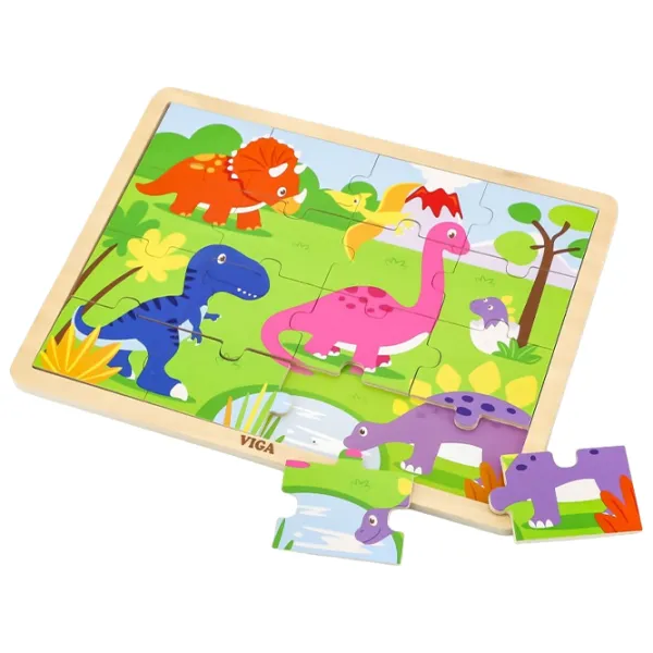 Puzzle VIGA Деревянный 2+/ Количество деталей: 16 photo 2
