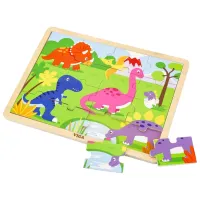 Puzzle VIGA Dinozauri 2+/ Numărul de piese: 16 photo 2