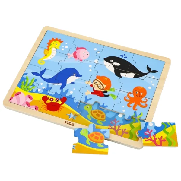 Puzzle VIGA Океан 2+/ Количество деталей: 16 photo 2