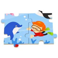 Puzzle VIGA Oceanul 2+/ Numărul de piese: 16 photo 3