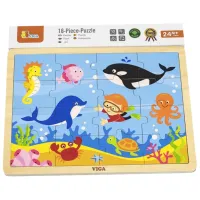 Puzzle VIGA Oceanul 2+/ Numărul de piese: 16 photo 4