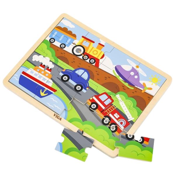 Puzzle VIGA Transport 2+/ Numărul de piese: 16 photo 2 Puzzle VIGA Transport 2+/ Numărul de piese: 16 photo 2
