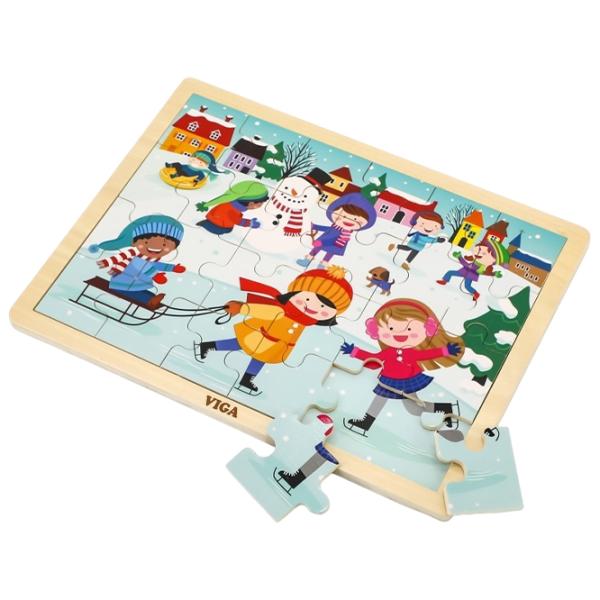 Puzzle VIGA Winter 2+/ Numărul de piese: 24 photo 2