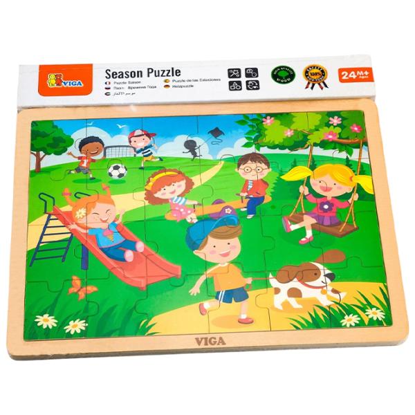 Puzzle VIGA Spring 2+/ Количество деталей: 24 photo 4 Puzzle VIGA Spring 2+/ Количество деталей: 24 photo 4