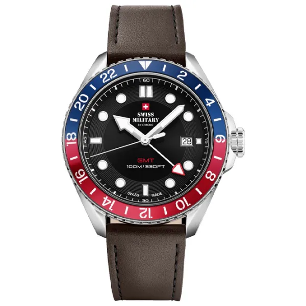 Ceas de mână pentru bărbați Swiss Military SM34095.04 Cuarț/ 42 mm photo 2