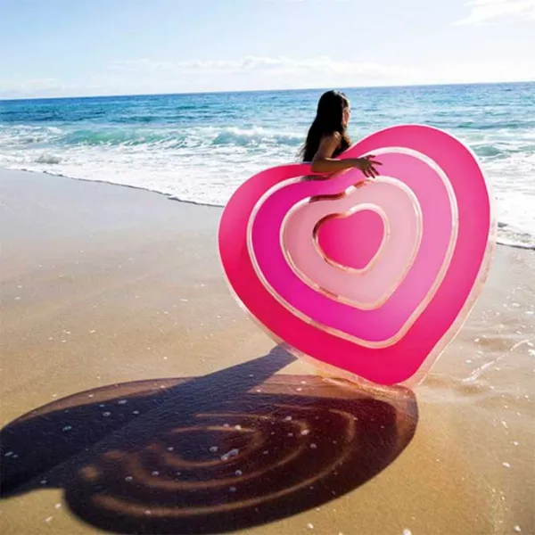 Надувной круг Intex 58727 Винил/ Розовый photo 2