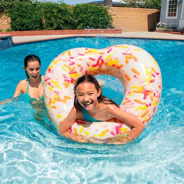 Надувной круг Intex 56253 Винил/ Оранжевый photo 2 Надувной круг Intex 56253 Винил/ Оранжевый photo 2