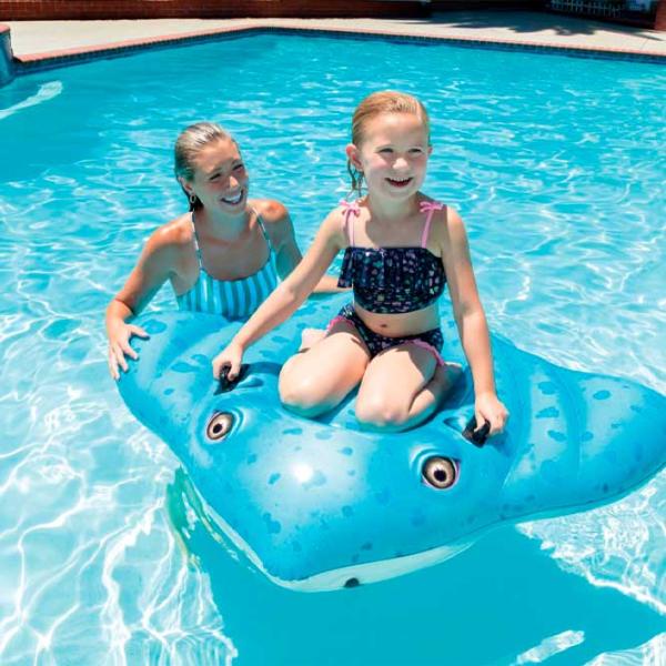 Надувной матрас Intex 57576 Винил/ Синий photo 2 Надувной матрас Intex 57576 Винил/ Синий photo 2