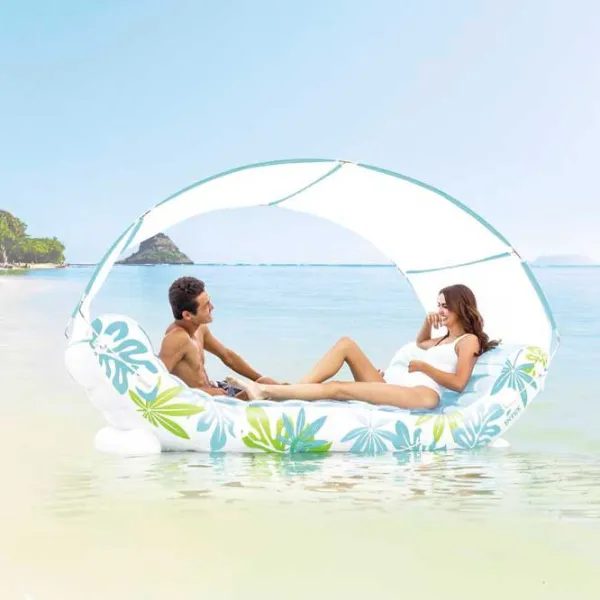 Saltea gonflabilă Intex 56294 Vinil/ White photo 3