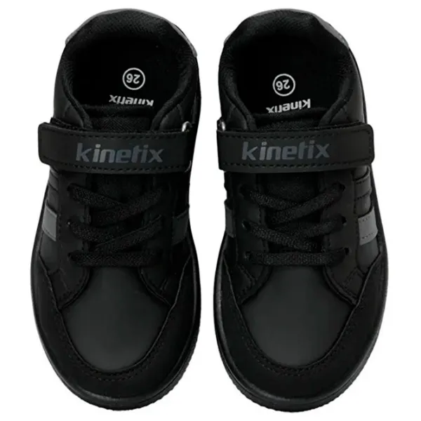 Кроссовки для мальчиков Kinetix 3F MALIBU PU BOY 3PR Весна - лето/ Черный photo 2 Кроссовки для мальчиков Kinetix 3F MALIBU PU BOY 3PR Весна - лето/ Черный photo 2