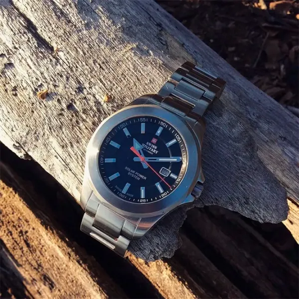 Ceas de mână pentru bărbați Swiss Military SMS34073.01 Cuarț/ 42 mm photo 4