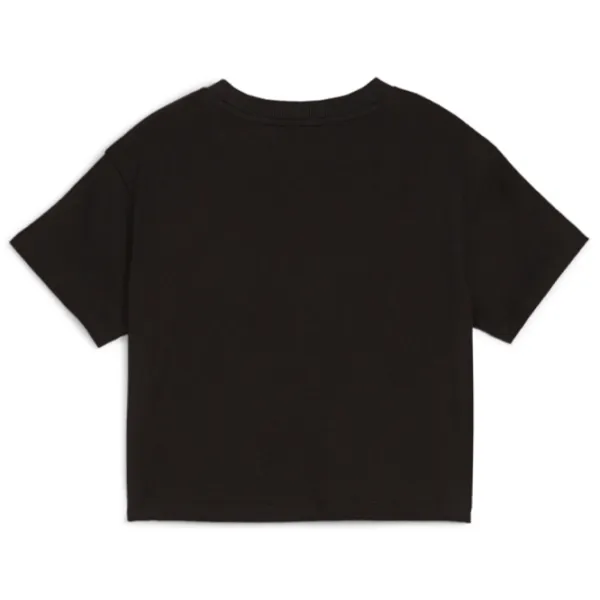 Футболка для девочек Puma Ess+ Blossom Short Tee G 122 - 128 см / Черный photo 2