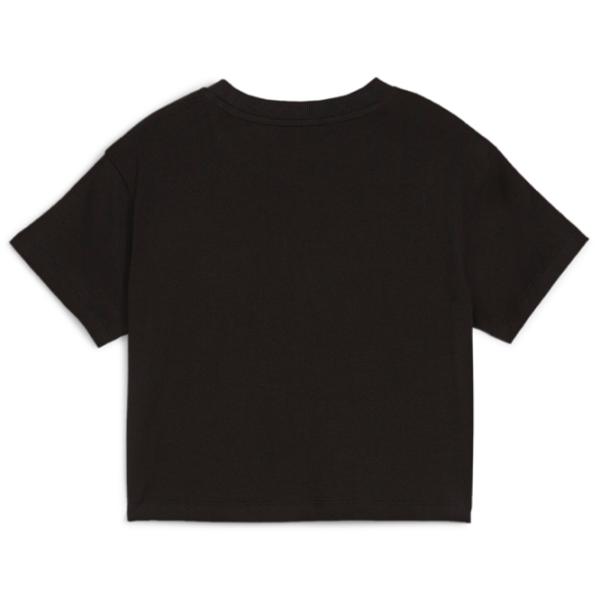 Футболка для девочек Puma Ess+ Blossom Short Tee G 122 - 128 см / Черный photo 2
