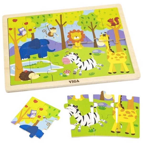 Puzzle 2D VIGA Animăluțe 2+/ Numărul de piese: 24 photo 2