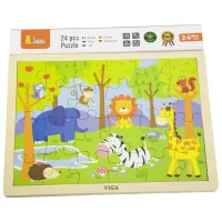 Пазл 2D VIGA Зверушки 2+/ Количество деталей: 24 photo 3