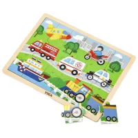Puzzle 2D VIGA Vehicule în oraș 2+/ Numărul de piese: 24 photo 2