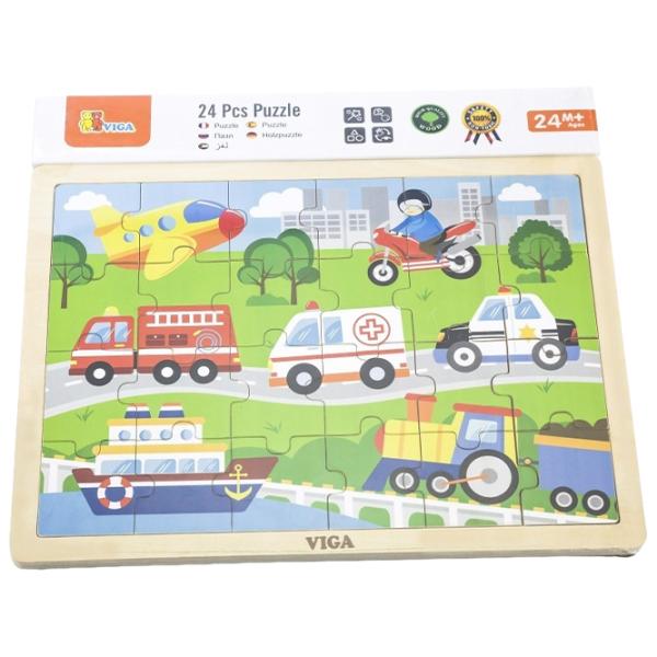 Puzzle 2D VIGA Vehicule în oraș 2+/ Numărul de piese: 24 photo 4 Puzzle 2D VIGA Vehicule în oraș 2+/ Numărul de piese: 24 photo 4
