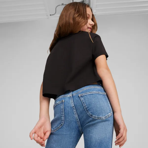 Футболка для девочек Puma Ess+ Blossom Short Tee G 159 - 164 см / Черный photo 5 Футболка для девочек Puma Ess+ Blossom Short Tee G 159 - 164 см / Черный photo 5