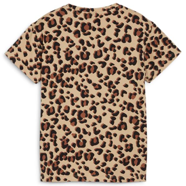 Tricou pentru fete Puma Ess+ Animal Aop Tee G 170 - 176 cm / Beige photo 2
