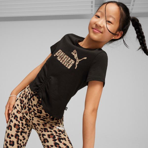 Футболка для девочек Puma Ess+ Animal Knotted Tee G 159 - 164 см / Черный photo 3 Футболка для девочек Puma Ess+ Animal Knotted Tee G 159 - 164 см / Черный photo 3
