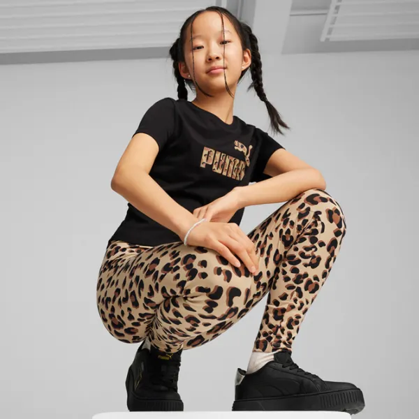 Футболка для девочек Puma Ess+ Animal Knotted Tee G 159 - 164 см / Черный photo 5 Футболка для девочек Puma Ess+ Animal Knotted Tee G 159 - 164 см / Черный photo 5