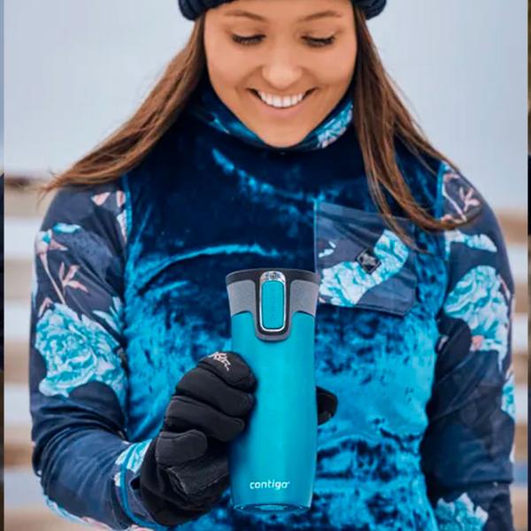Термос Contigo Gunmetal Biscay Bay West Loop Синий 0.47л photo 6
