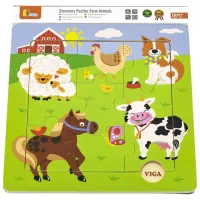 Puzzle VIGA Животные на ферме 1.5+/ Количество деталей: 9 photo 2