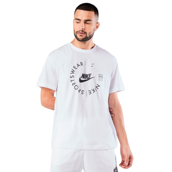 Футболка для мужчин Nike M Nsw Spu SS Tee 59% хлопок, 41% полиэстер/ Белый photo 4