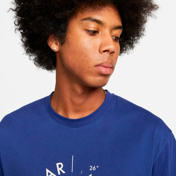 Футболка для мужчин Nike M Nsw Spu SS Tee 59% хлопок, 41% полиэстер/ Синий photo 3