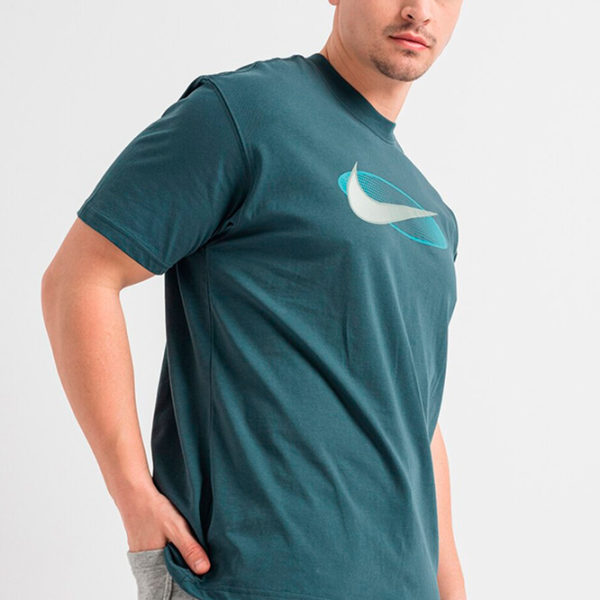Tricou pentru bărbați Nike M Nsw Tee M90 12Mo Swoosh Bumbac, poliester/ Navy photo 3